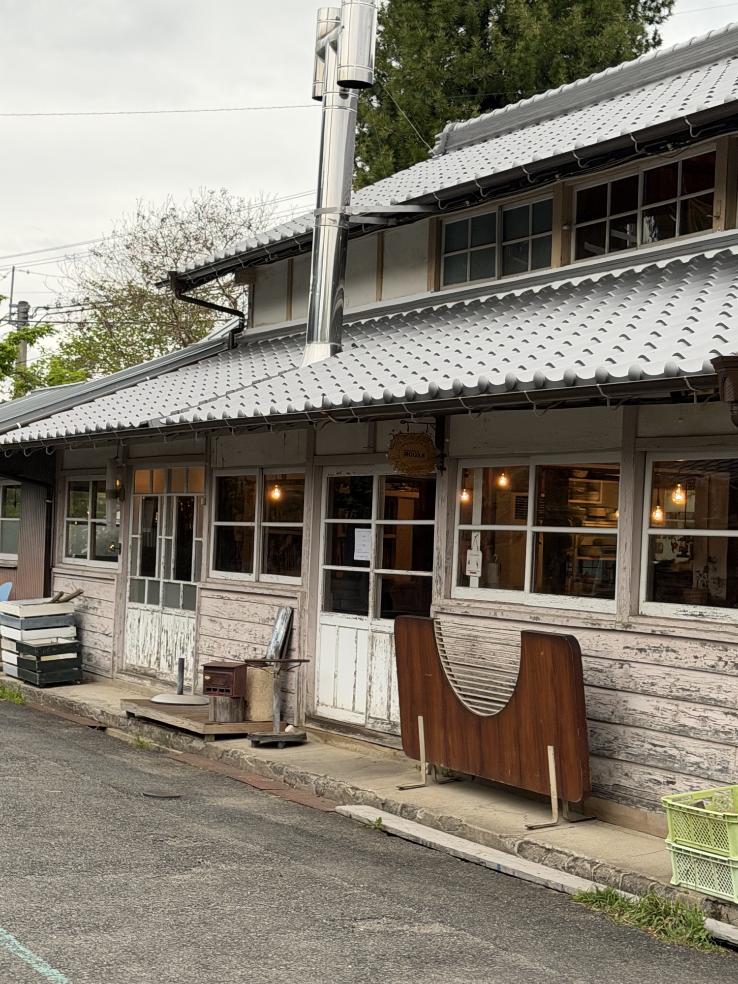 西の原のカフェ外観
